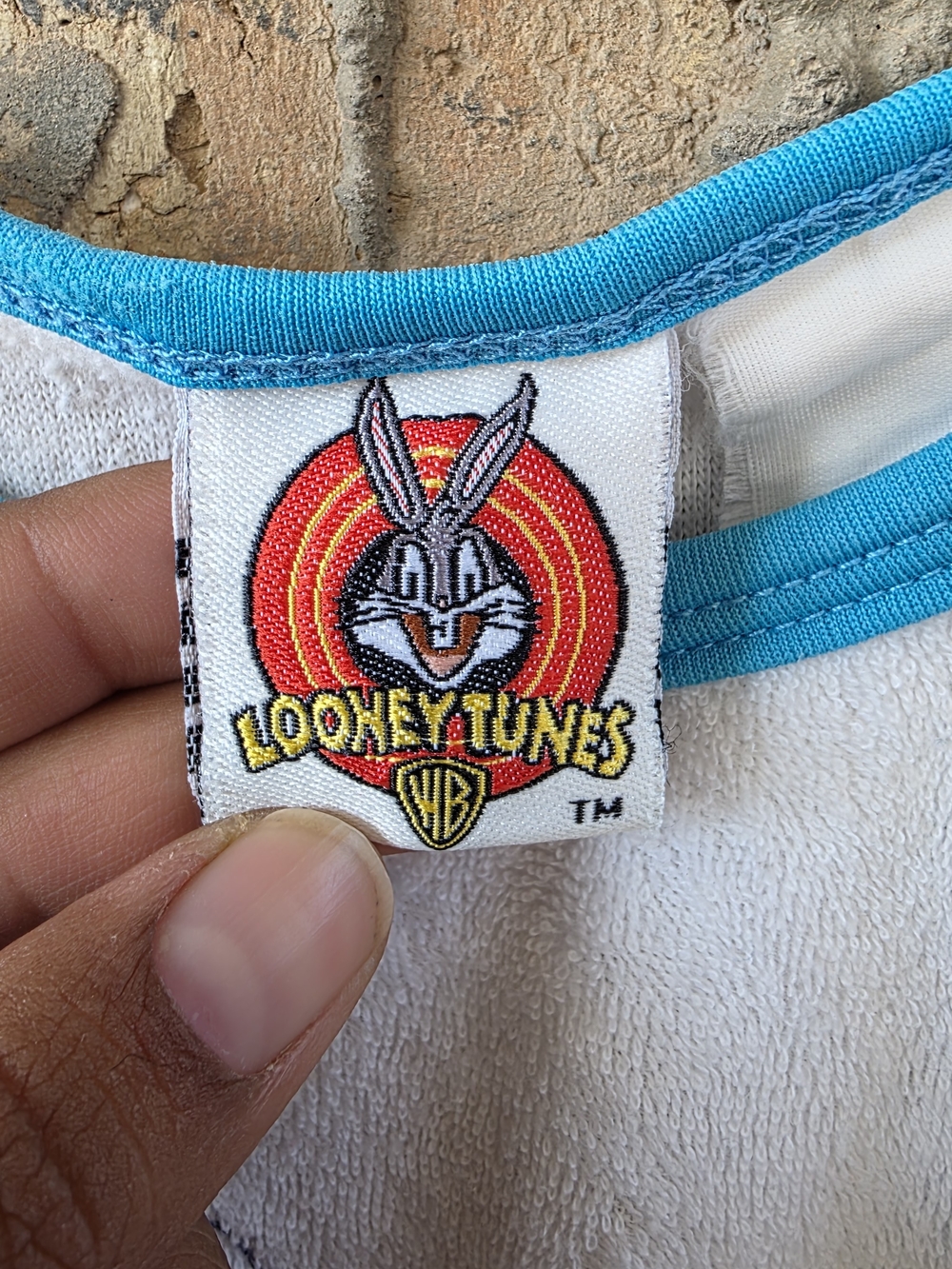 Vintage 2001 Looney Tunes Tweety Bird Terry Cloth Tank Top - Picture 3 of 8